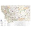 Benchmark Maps: Montana Recreation Wall Map - 26 x 36