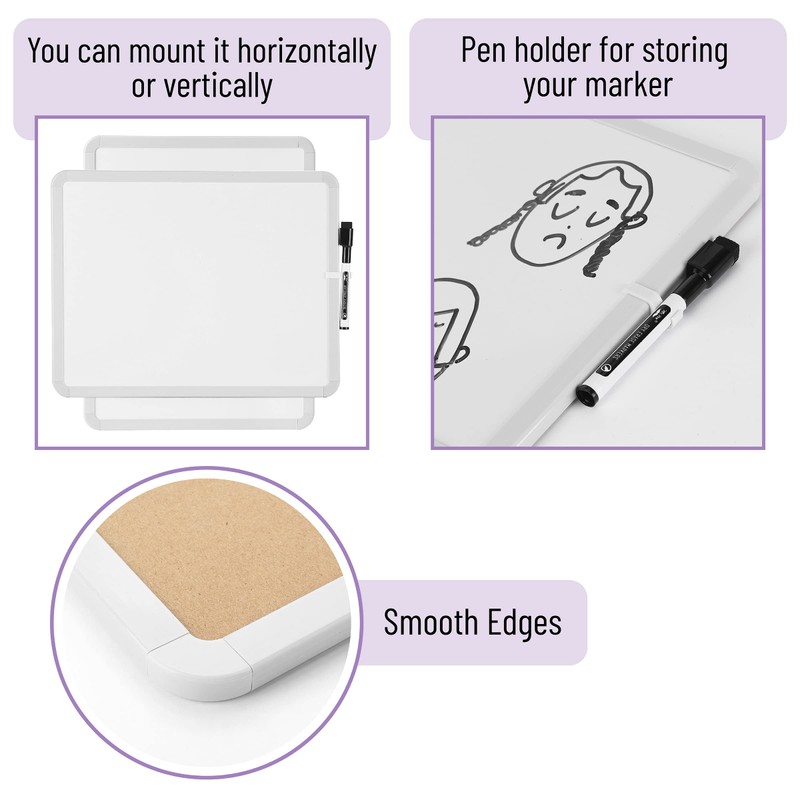 Mr. Pen- Dry Erase Board, 14” x 11” with a