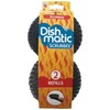 Dishmatic Scrubbee Stainless Steel Scourer Head Refills for Cleaning BBQ,