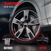 RIMiQ PROTECTiQ Universal Rim Protector Red 1/4" Trim Fits Up