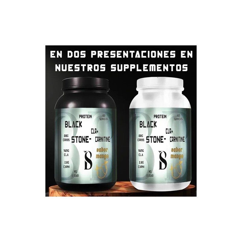 Cla Carnitina 1kg Black Stone 100 Servicios Pre Entreno