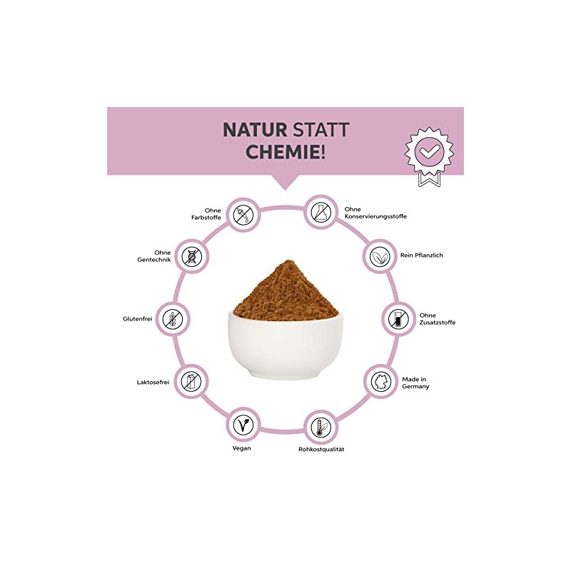eltabia Bio Traubenkernmehl OPC 1kg Traubenkern Extrakt Pulver Premium Rohkost