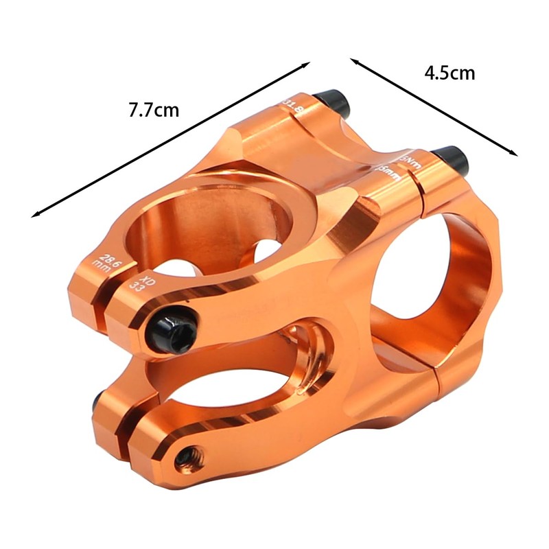 Gurtt Mountain Bike Stem Handlebar 35mm for Improved Control and