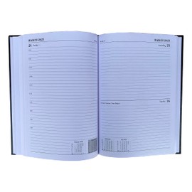 2024-2025 Academic Diary A5 Day a Page Appointment Mid Year Organiser Student Teacher Planner (Turquoise)