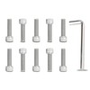 Moto Metal Wheel Center Cap Screws Kit with Part Number
