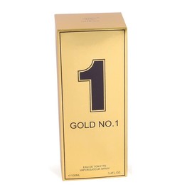 Gold No.1 Eau de Toilette Spray Cologne for Men 100ml/3.4fl.oz. - Fragrance for Men