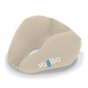 Yogibo Neck Pillow, X Logo, Light Gray