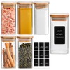 ComSaf 6Pcs 10 oz Spice Jars with Label Trial Set,