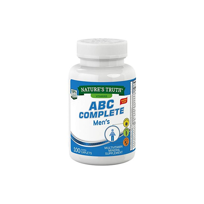 Nature's Truth Multivitamin for Men | with Iron, Vitamins A,