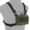 Zhongren Tactical Phone Chest Mount Molle Foldable Navigation Universal Phone