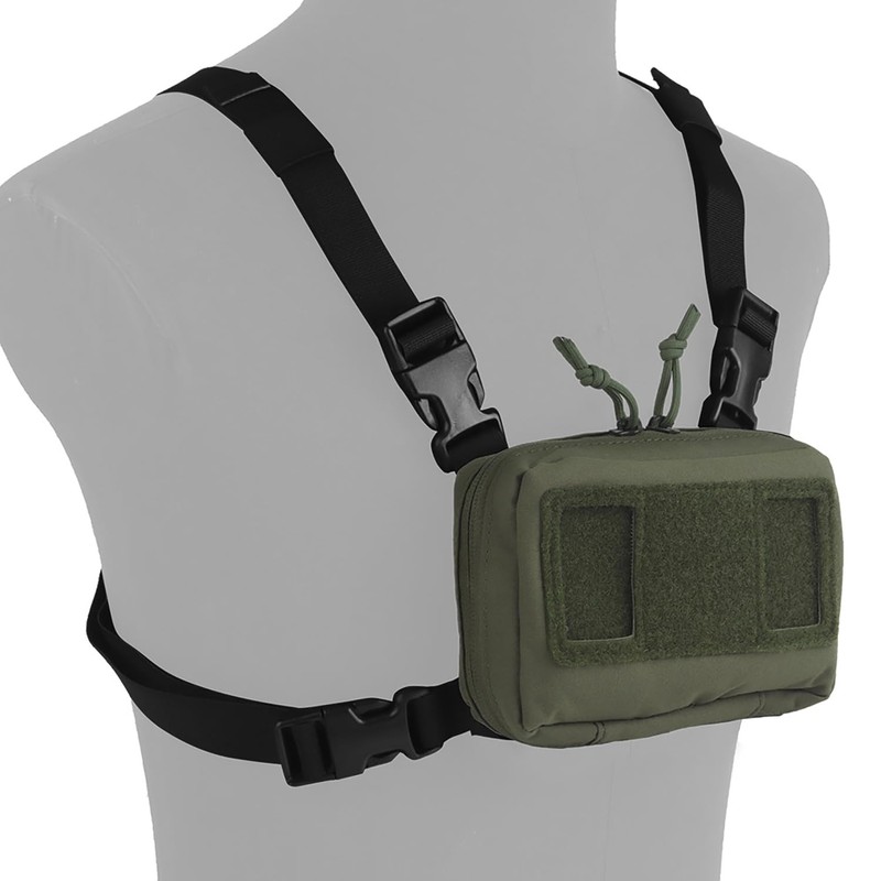 Zhongren Tactical Phone Chest Mount Molle Foldable Navigation Universal Phone