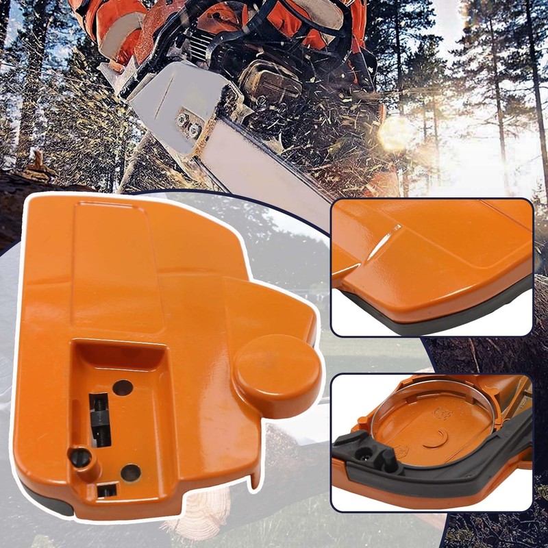 Gubeter 537286301 Chainsaw Clutch Cover with Brake for Husqvarna 455,
