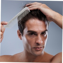 OHPHCALL Hair Cutting Combs Set of 2 Pin Tail Combs Salon Stainless Steel for Coloring Styling