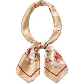 AOMZKOL "Luxury Satin Scarves 4-Pack - Silk Feel Head Wrap & Neck Scarf for Women, Premium Hair Protection Accessories (Ready)"