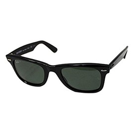 RayBan RB2140F 90158 Sunglasses, Polarized Full Fit Model, 2.1 inches (54 mm), Black x Polarized, Dark Green