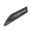 Silver with Matte Black Outline Body Side Molding Trim Compatible