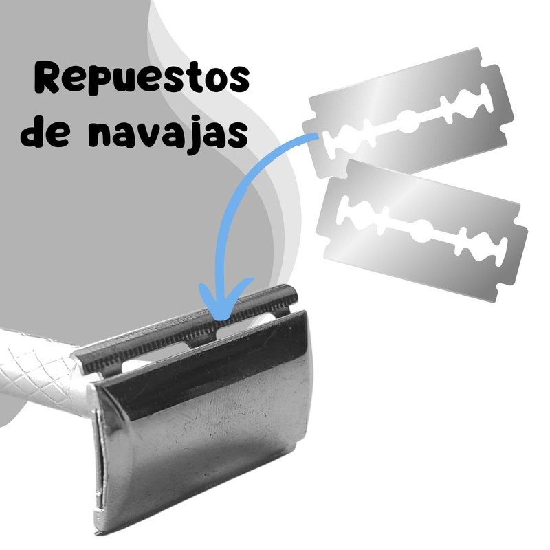 UNIVERSOENLÍNEA.COM Rastrillo Clasico Afeitar Barba Hombres Clásico Doble Filo Dr.