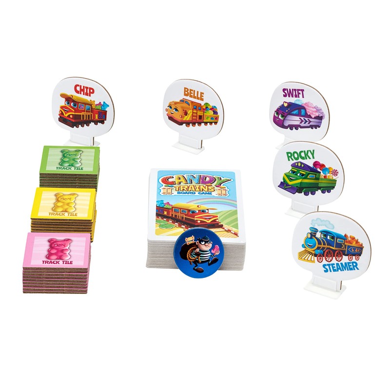 Candy Trains Board Game - A Sweet Sugar Coated Cooperative