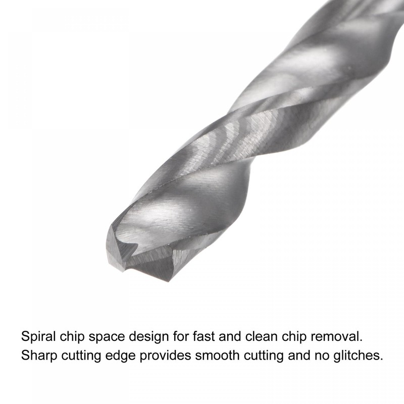 sourcing map Solid Carbide Drill Bits, 3.6mm C2/K20 Tungsten Carbide