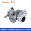 Upgraded Aluminium Upper Radiator Coolant Filler Neck Kit(2PCS).Fit for 2007-2013