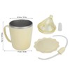 Nunafey Adult Leakproof Cups, Convalescent Feeding Cups 350ml Lightweight for