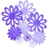 Craftime AC0130V Colour Connection FAB Flowers, Purple