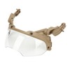Helmet Goggles for MICH PC Adjustable Visor Goggle with Transparent