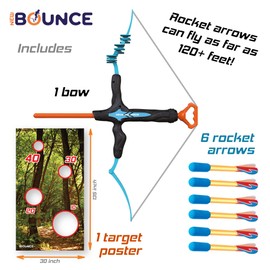 Bow and Arrow for Kids - Includes Bonus Target Poster - Cool Boys Toys for 6, 7, 8, 9, 10, 11 & 12 Year Old Boy Birthday Gifts - Coolest Archery Set