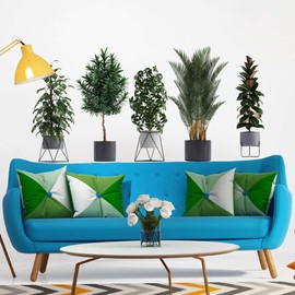 Condessacity Wall Sticker, House Plant, Potted Plant, 3D Wallpaper Sticker, Removable Stylish, Wall Sticker, Living Room, Bedroom, Entrance, Wallpaper, Cafe, Wall Sticker, Waterproof, Green, Wall