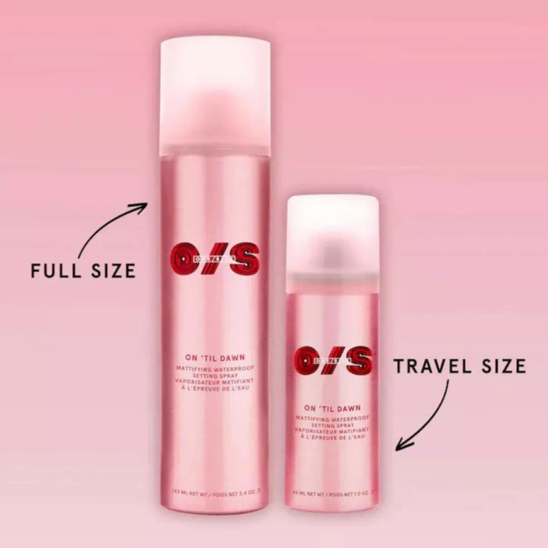 One Size Fijador De Maquillaje Waterproof Version Mini 46ml Tono