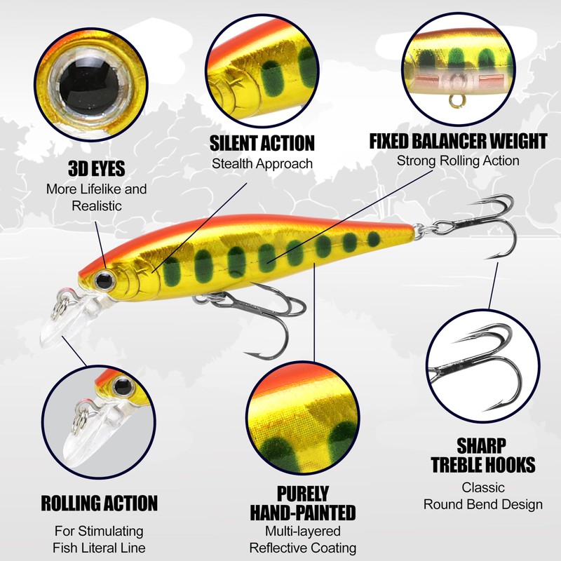 LUCKY CRAFT Pointer SP 65 mm Wobbler Lure Artificial Bait