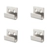 10mm Ceramic Tile Display Hooks Stainless Steel Flat J Hooks