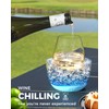 Wine Chiller for Glass Stemless Wine Glass Chiller Keeps Your