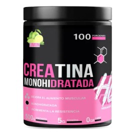 Suplemento Creatina Monohidratada 500g Heragen 100servicios                                                                                           