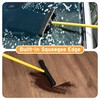 FURemover Pet Hair Removal Rubber Broom, 61" Telescopic Handle