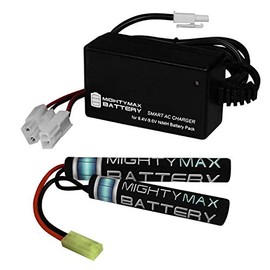Mighty Max Battery 8.4V 1600mAh NiMH Butterfly Battery for TR15-RL + 8V Smart Charger Brand Product