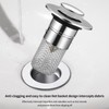 Pack of 2 Sink Plugs, Drain Plug Sink with Hair