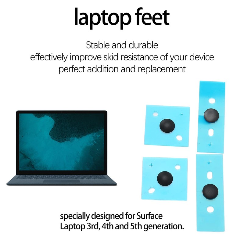 VBESTLIFE 3rd/4th/5th Generation Laptop Casing Feet Replacement Anti-slip Feet for