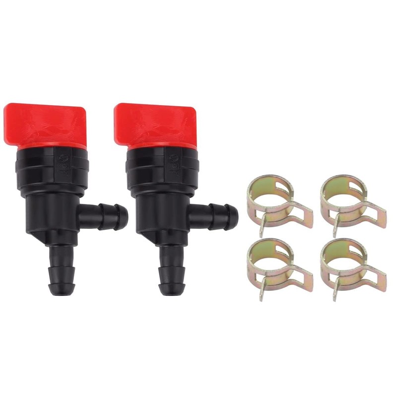 HIPA (Pack of 2) 1/4" 90 Degree Fuel Shut Off