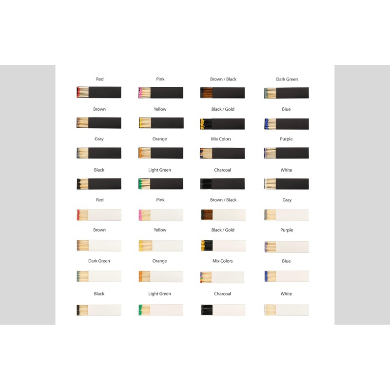 Chandler Studio 10 Boxes - Wooden Matchsticks in a Blank