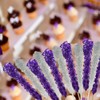 Extra Large Rock Candy Sticks: 18 Original Lollipop - Silver