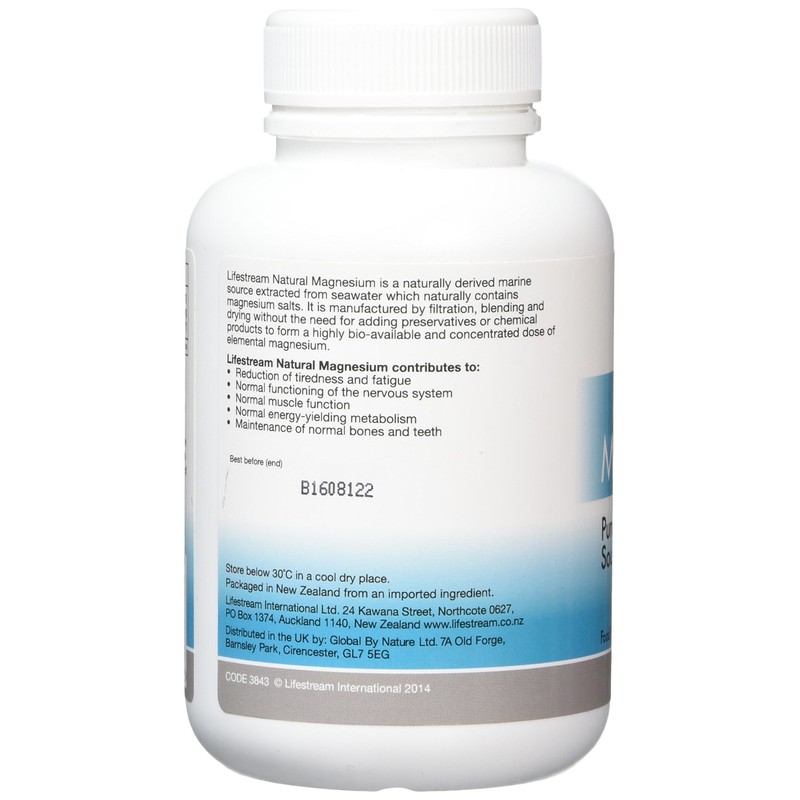 Lifestream Natural Magnesium Capsule - Pack of 120 Capsules