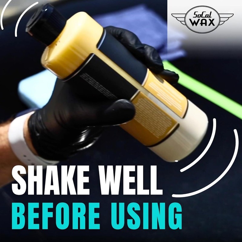 SoCal Wax Car Care Liquid Carnauba WAX 16oz 70216