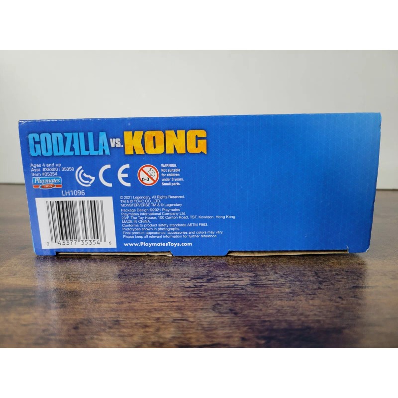 Playmates GVK Godzilla vs Kong 6" Hong Kong Battle Kong