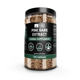 Pure Original Ingredients Pine Bark Extract (730 Capsules) No Magnesium Or Rice Fillers, Always Pure, Lab Verified