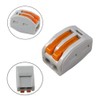 QitinDasen 30Pcs Premium PCT-212 Lever-Nut Wire Connectors, 2 Port Conductor