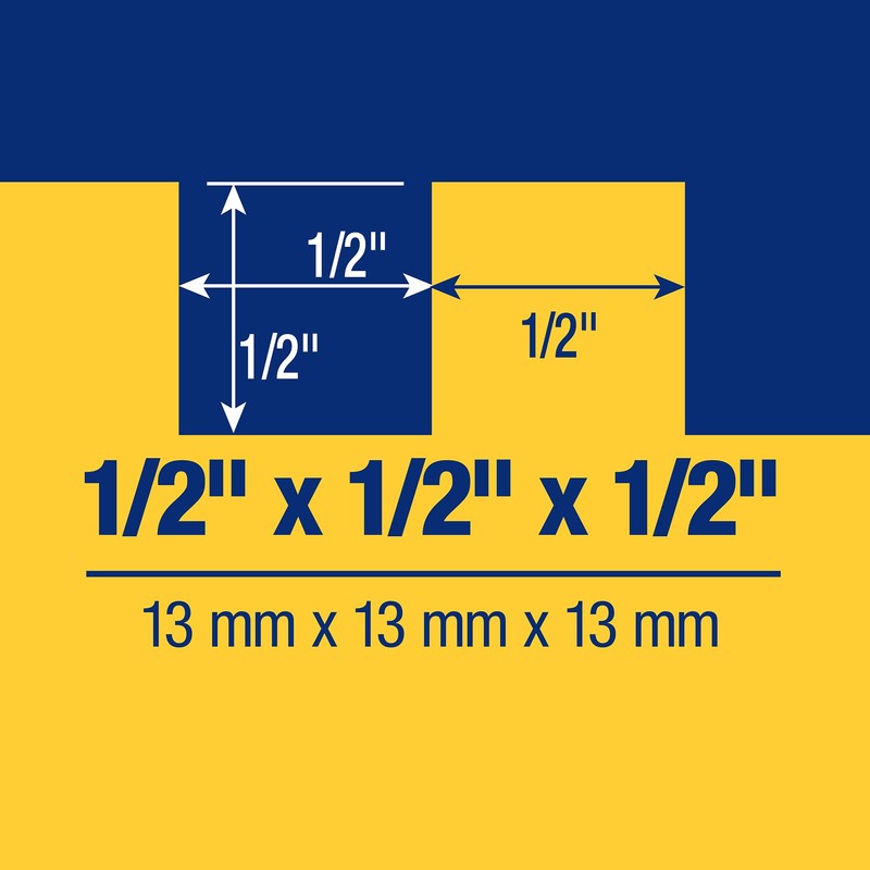QEP Comfort Grip Stainless Steel Trowel Square-Notch 1/2" x 1/2"