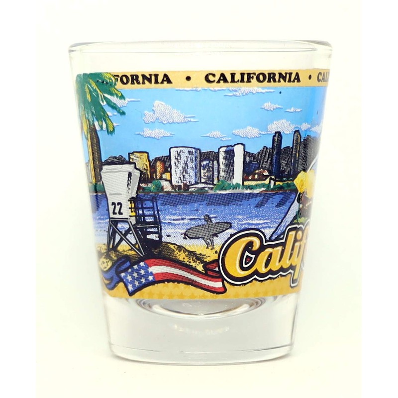 California State Wraparound Shot Glass
