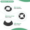 M METERXITY 2-Pack Wall Split Flange, for 2.5 Inch/63mm OD
