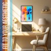 Palm Plant Pop Art Colorful Polyptych Poster - Vibrant Pop